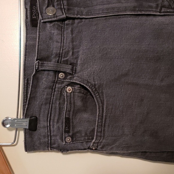 Polo Ralph Lauren Men's, Dark Gray, Straight Leg, Denim Pants, Size 36", 32" - Picture 6 of 16